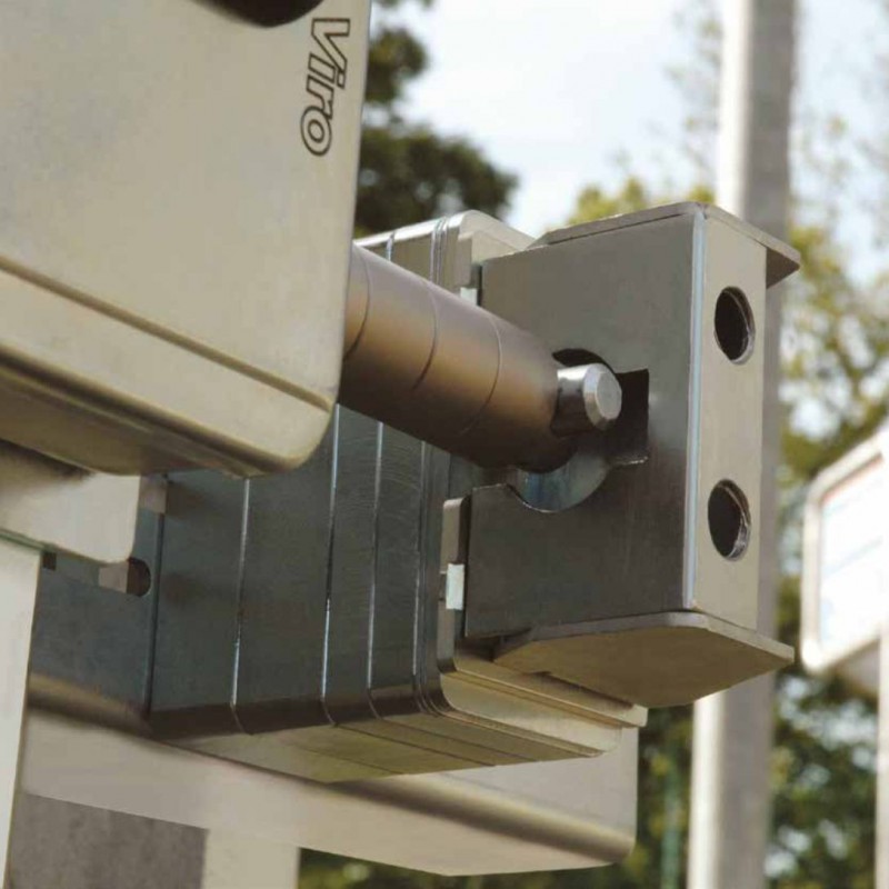 Sliding Gate Electric Lock - Italian Made Viro V09 Electric Lock with Easy Fitting Hardware Kit for Automatic Sliding Gates