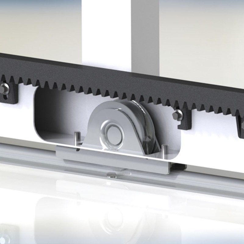 118mm Double Bearing Recess Mount European Made Sliding Gate Wheel. 360kg Weight Capacity per Wheel, CAIS WSO 1228 B2 High Quality, Steel, Rebate Sliding Gates Wheels