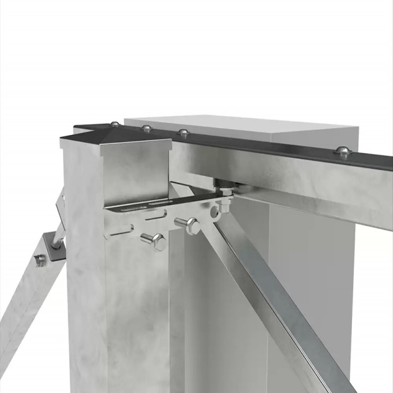 4m Cantilever Gate Frame and Cantilever Sliding Gate Hardware for Driveway Trackless Sliding/Rolling Gate System. Complete Trackless Sliding Gate Kit with 4m length, 1.5m high gate frame, and cantilever sliding gate hardware set. CAIS CONNECT 60 - 4.0/1.5 Made in Europe