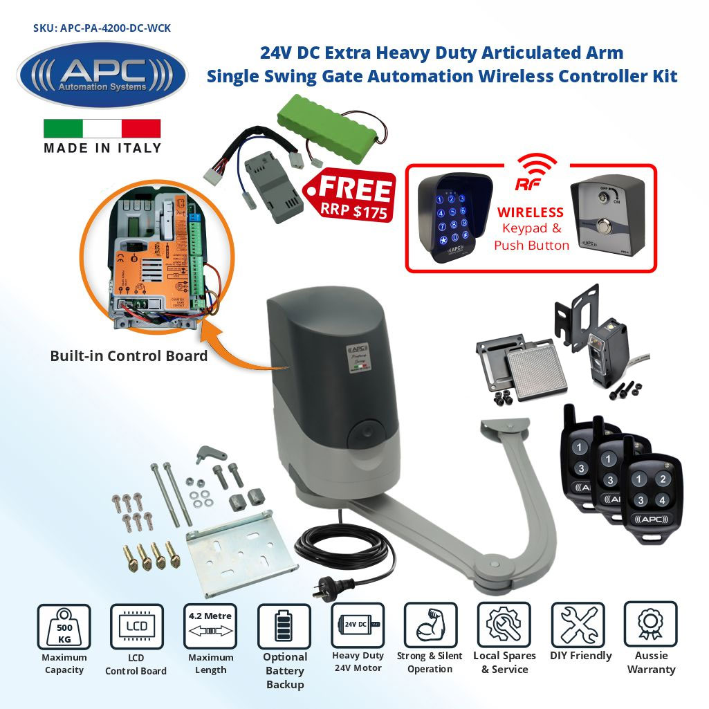 Single Swing Gate Opener