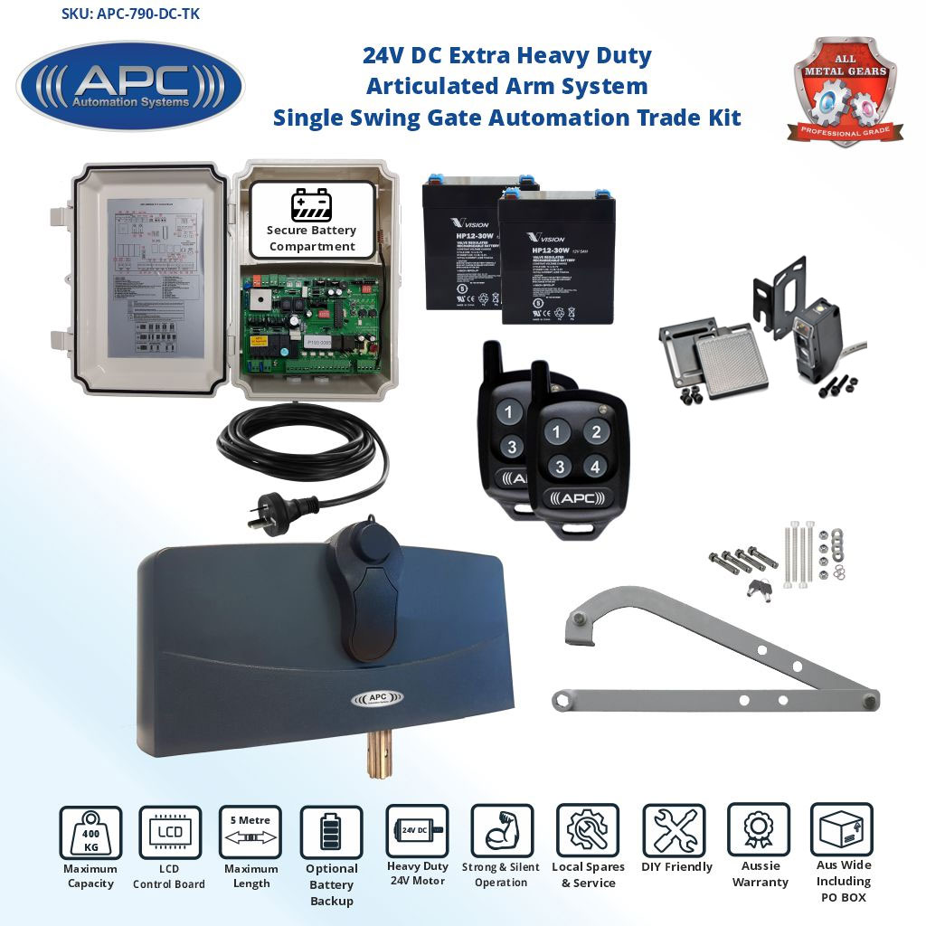 Single Swing Gate Opener