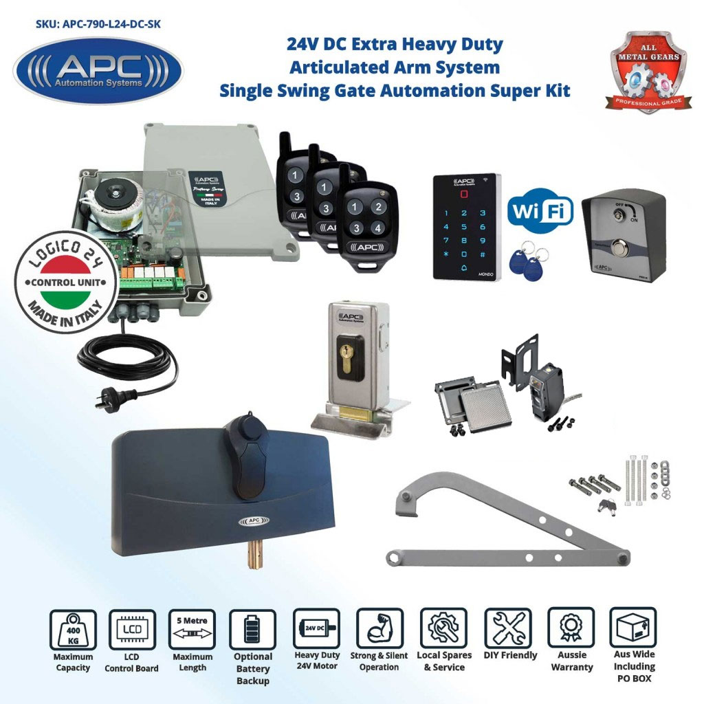 Automatic Electric Gate Opener System Single Siwing Gate Opener