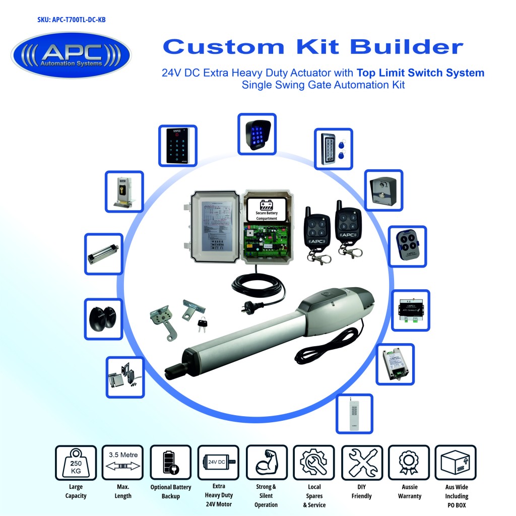 Single Swing Gate Opener