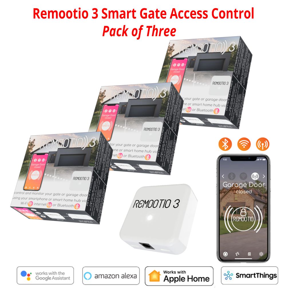 Remootio 3 Garage Door Opener Smart Wi-Fi Bluetooth Electric Gate Opener