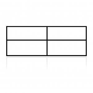 [ CLEARANCE ] 5m Wide 1.5m Sliding Gate Frame| 5000x1500 mm Satin Black Powder Coated, Robust 80x40 - 40x40 Steel Sliding Gate Frame | (Clearance items might have some minor scratches, Non-returnable item)