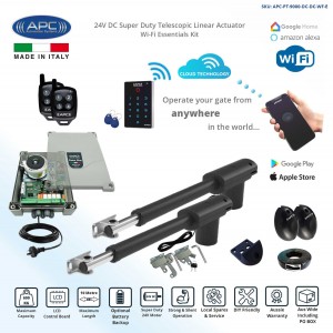 Double Swing Gate Opener, APC Proteous PT-9000 Automatic Electric Gate Opener System