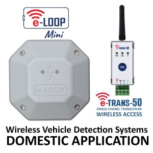 Wireless eLoop Detector Automatic Gate Vehicle Access Control | Wireless Vehicle Detection Ground Loop Sensor System - Domestic e-Loop Automatic Gate Vehicle Access Control Kit