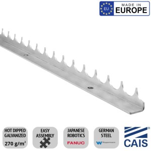 Anti Climb Spikes / Rack -  Screw Down 1000mm , Spear Replacement , Deters people from climbing over gates/fences.  Suitable for most gates and fences (CAIS DUNE 1L)