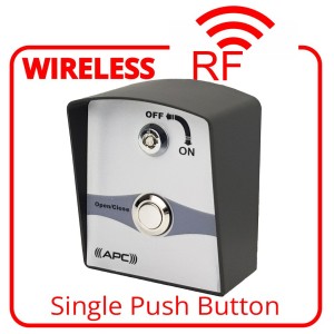 APC Wireless Single Push Button Switch with Key Isolation