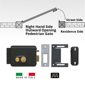 Viro V97 Electric Lock For Right Hand and Outward Opening Swing Gates