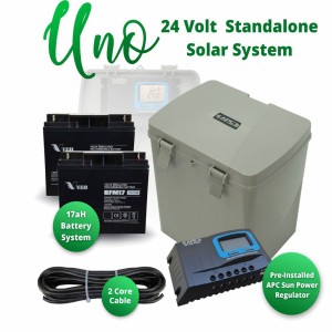 APC Uno 24V Multipurpose Battery Box with Built In Solar Regulator (17aH Option)