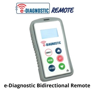 The e-Diagnostic Bidirectional Diagnostics Remote. The ideal tool for the e-Loop range. This advanced device provides comprehensive control over e-Loop settings.
