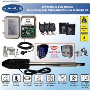 Driveway Gate Opener for Single Swing Gates
