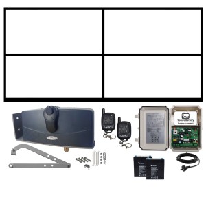 4m Frame + Extra Heavy Duty Articulated System, Gate and Gate Opener Combo