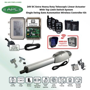 Single Swing Gate Opener