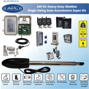 Driveway Gate Opener for Single Swing Gates