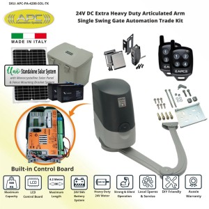 Single Swing Solar Powered Gate Opener