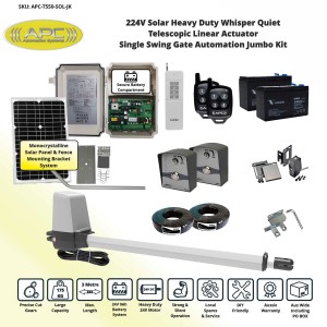 Solar Powered Gate Automation System
