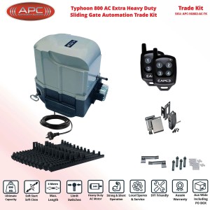 Sliding Electric Gate Automation System With Spring Limits - Sliding Gate Opener