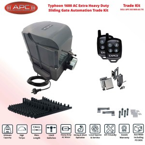 APC Electric Gate Automation, Automatic Sliding Gate Openers, Automated Gate up to 1600 kg and 9m capacity, Spring Limit