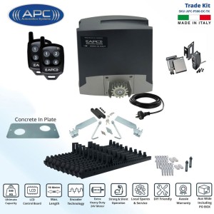 Sliding Gate Opener, Italian Made Sliding Gate Electric Motor, 500 KG / 10 Metre Maximum Capacity