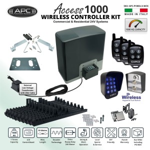 Electric Sliding Gate Kit Proteous 1000 Extra Heavy Duty FEATURE RICH Sliding Gate Opener Kit