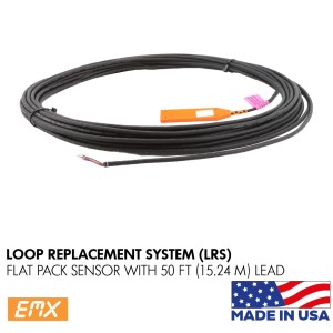 EMX-LRS-FP-50 Single Cut Flat Pack Vehicle Detector Sensor with 15m Cable (Made in USA) | Loop Detector Sensor for Driveway Access Control