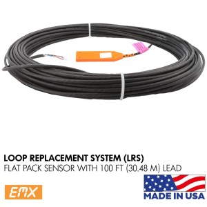EMX-LRS-FP-100 Single Cut Flat Pack Vehicle Detector Sensor with 30m Cable (Made in USA) | Loop Detector Sensor for Driveway Access Control