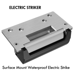 Surface-Mount Waterproof Electric Striker For Gates & Doors with Built-in Status Sensor – Output signal for lock/unlock status. Built Tough for Australian Weather, IP65 Weatherproof Rating.