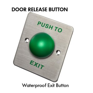 Waterproof Mushroom Exit Push Button | Stainless Steel Door Exit Push Release Button Switch for Access Control – Australia Stock, Fast Dispatch.
