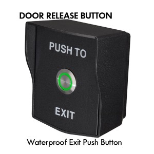 Stainless Steel LED Waterproof Exit Push Button | Premium stainless-steel LED waterproof push button switch for access control systems. IP68 Rated, 5-24VDC, NO(Normally Open) contact. – Australia Stock, Fast Dispatch.