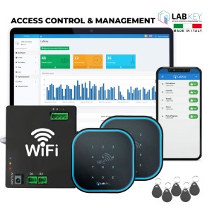 Advanced Access Control and Management Solution for Small Businesses, GYMs, Cafés, Retail Spaces, Clinics, and Offices Across Australia. The LabKey Wi-Fi Control Unit, paired with two LabKey Keypad + NFC Readers, is a next-generation access management system. Staff and members can enjoy flexible entry via PIN codes or NFC credentials. At the same time, administrators benefit from real-time access management via the admin dashboard or via the app anywhere, anytime.