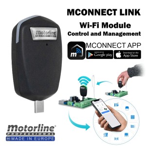 Smart Gate Control WiFi Module MCONNECT-LINK for Motorline Gate Opener Systems
