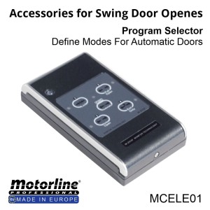 Motorline MCELE01 Automatic Door Program Selector | Smart Mode Control for Automatic Door Operators in Australia